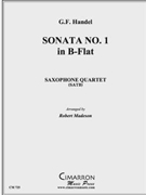 Sonata No. 1 in Bb (HWV 380) by Handel George Frideric - Madeson Robert - for Sax (SATB)