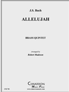 Allelujah by Bach Johann Sebastian - Madeson Robert - for Brass Quintet