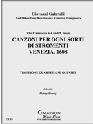 16 Canzoni by Various - Howey Henry - for Tbn. Quartet