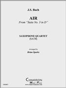 Air from Suite in D Major by Bach Johann Sebastian - Sparks Brian - for Sax. Ens.