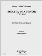 Sonata in A Min by Telemann Georg Philipp - Madeson Robert - for EuphoniumSolo