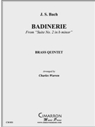 Badinerie from Suite #2 in B min. by Bach Johann Sebastian - Warren Charles - for Brass Quintet