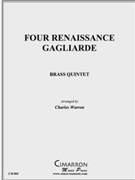 Four Renaissance Gagliarde by Various - Warren Charles - for Brass Quintet