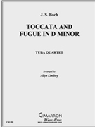 Toccata and Fugue in D Min by Bach Johann Sebastian - Lindsey Allyn - for Tuba / Euphonium Quartet