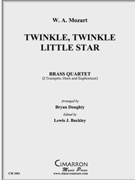 Twinkle Twinkle Little Star by Mozart Wolfgang Amadeus - Doughty Bryan - for Brass Quartet