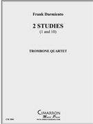 Two Studies (1 and 10) by Sor Fernando - Darmiento Frank - for Tbn. Quartet