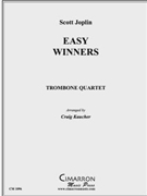 Easy Winners by Joplin Scott - Kaucher Craig - for Tbn. Quartet