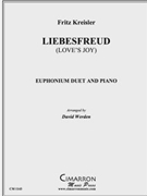 Liebesfreud (Love's Joy) by Kreisler Fritz - Werden David - for Euph. Duet