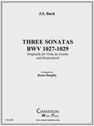 Three Sonatas BWV 1027 1028 and 1029 by Bach Johann Sebastian - Doughty Bryan - for Tuba Solo