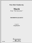 March by Tchaikovsky Pyotr Ilyich - Kaucher Craig - for Tbn. Quartet