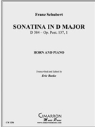 Sonatina in D Major by Schubert Franz - Ruske Eric - for Horn Solo