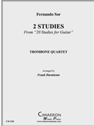 Two Studies by Sor F - Darmiento Frank - for Tbn. Quartet