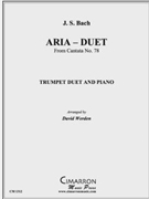 Aria-Duet from Cantata No. 78 by Bach Johann Sebastian - Werden David - for Tpt. Duet