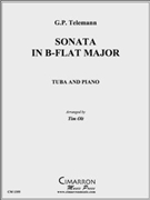 Sonata in B-flat Major by Telemann Georg Philipp - Olt Timothy - for Tuba Solo