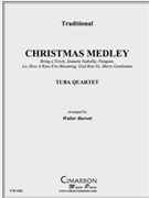 Christmas Medley for Tubas by Traditional - Barrett Walter - for Tuba / Euphonium Quartet