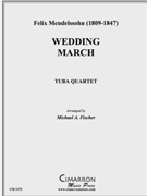 Wedding March by Mendelssohn Felix - Fischer Michael - for Tuba / Euphonium Quartet