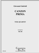Canzon Prima by Gabrieli Giovanni - Olt Timothy - for Tuba / Euphonium Quartet
