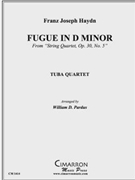 Fugue in d minor by Haydn Joseph - Pardus William - for Tuba / Euphonium Quartet