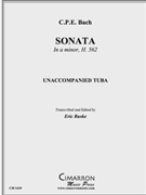 Sonata in a minor H. 562 by Bach Carl Philipp Emanuel - Ruske Eric - for Tuba Solo