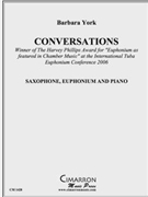 Conversations by York Barbara - AltoSax/Euph/Piano - for Mixed Ens