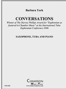 Conversations by York Barbara - AltoSax/Tuba/Piano - for Mixed Ens