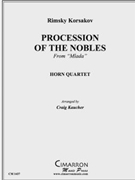 Procession of the Nobles by Rimsky-Korsakov Nikolai - Kaucher Craig - for Horn Quartet
