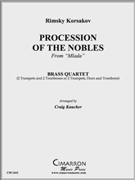 Procession of the Nobles by Rimsky-Korsakov Nikolai - Kaucher Craig - for Brass Quartet