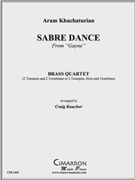 Sabre Dance by Khachaturian Aram Il'yich - Kaucher Craig - for Brass Quartet