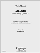 Adagio from String Quartet 7 by Mozart Wolfgang Amadeus - Roselle Herb - for Clt. Quartet
