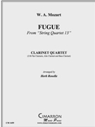 Fugue from String Quartet 13 by Mozart Wolfgang Amadeus - Roselle Herb - for Clt. Quartet