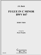 Fugue in c minor BWV 847 by Bach Johann Sebastian - Doughty Bryan - for Horn Trio