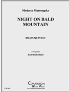 Night on Bald Mountain by Mussorgsky M - Sutherland Scott - for Brass Quintet