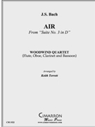 Air by Bach Johann Sebastian - Terrett Keith - for WWind Quartet