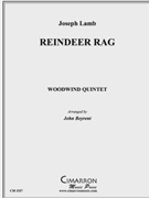 Reindeer Rag by Lamb Joseph - Beyrent John - for WWind Quintet