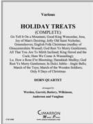 Holiday Treats (complete) by Various - Werden ButteryWilk - for Horn Quartet