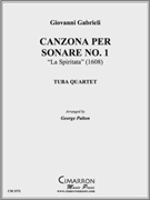 Canzona per Sonare No 1 by Gabrieli Giovanni - Palton - for Tuba Quartet