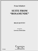 Suite from Rosamunde by Schubert Franz - Eden Lawrence David - for Brass Quintet