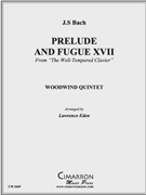 Prelude and Fugue XVII by Bach Johann Sebastian - Eden Lawrence David - for WWind Quintet