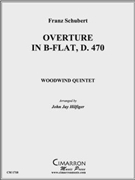 Overture in B-flat D. 470 by Schubert Franz - Hilfiger John Jay - for WWind Quintet
