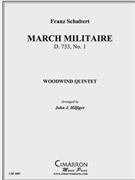 March Militaire by Schubert Franz - Hilfiger John Jay - for WWind Quintet