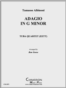 Adagio in g minor by Albinoni Tomaso - Geese Ron - for Tuba / Euphonium Quartet