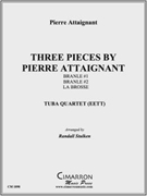 Three Pieces by Pierre Attaignant by Attaignant Pierre - Stulken Randy - for Tuba / Euphonium Quartet