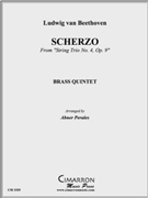 Scherzo by Beethoven Ludwig van - Perales Abner - for Brass Quintet