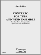 Concerto for Tuba and Wind Ensemble by Ziek Gary for Tuba Solo