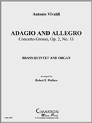 Adagio and Allegro by Vivaldi Antonio Lucio - Wallace Robert - for Brass Quintet