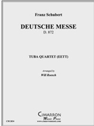 German Mass by Schubert Franz - Roesch Will - for Tuba / Euphonium Quartet