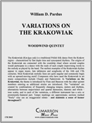Variations on the Krakowiak by Pardus William for WWind Quintet