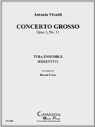Concerto Grosso by Vivaldi Antonio Lucio - Cross Steven - for Tuba Ens.