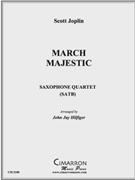 March Majestic by Joplin Scott - Hilfiger John Jay - for Sax (SATB)