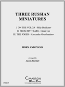 Three Russian Miniatures by Various - Rinehart Jason - for Horn Solo